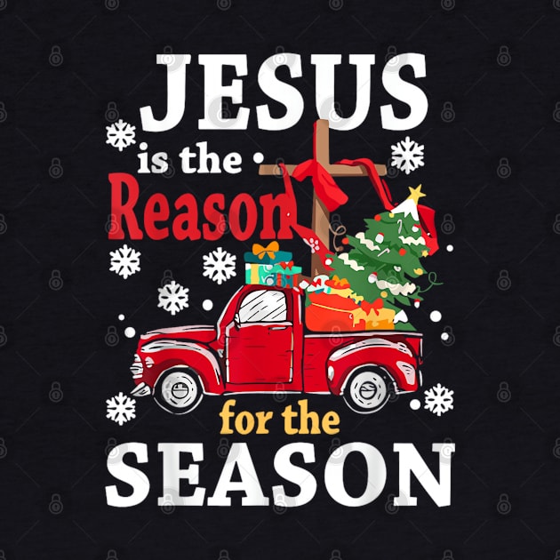 Christian Jesus The Reason Xmas Holiday Season Christmas by Origami Fashion